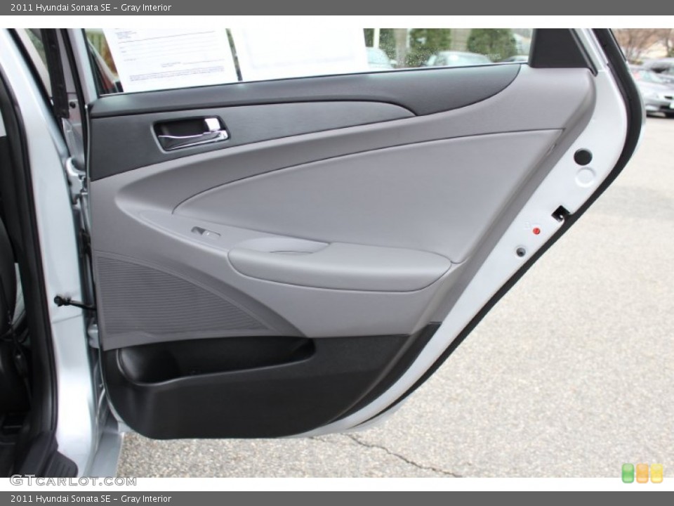 Gray Interior Door Panel for the 2011 Hyundai Sonata SE #61089249