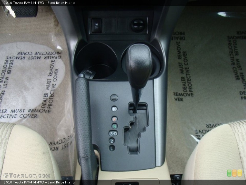 Sand Beige Interior Transmission for the 2010 Toyota RAV4 I4 4WD #61089474