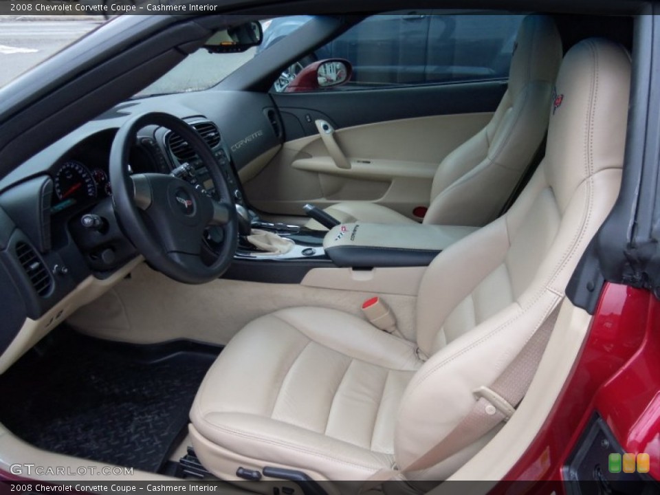 Cashmere Interior Photo for the 2008 Chevrolet Corvette Coupe #61090133