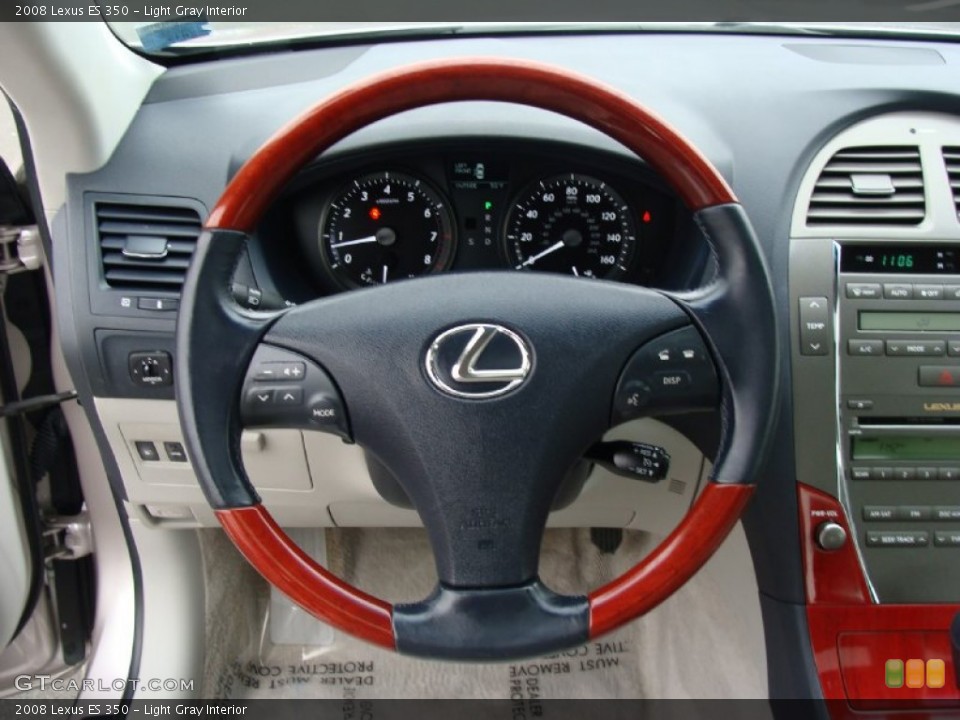 Light Gray Interior Steering Wheel for the 2008 Lexus ES 350 #61090260