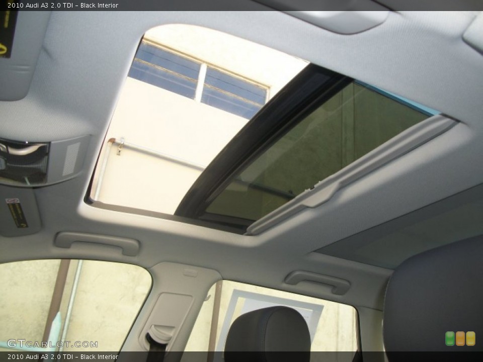Black Interior Sunroof for the 2010 Audi A3 2.0 TDI #61091381