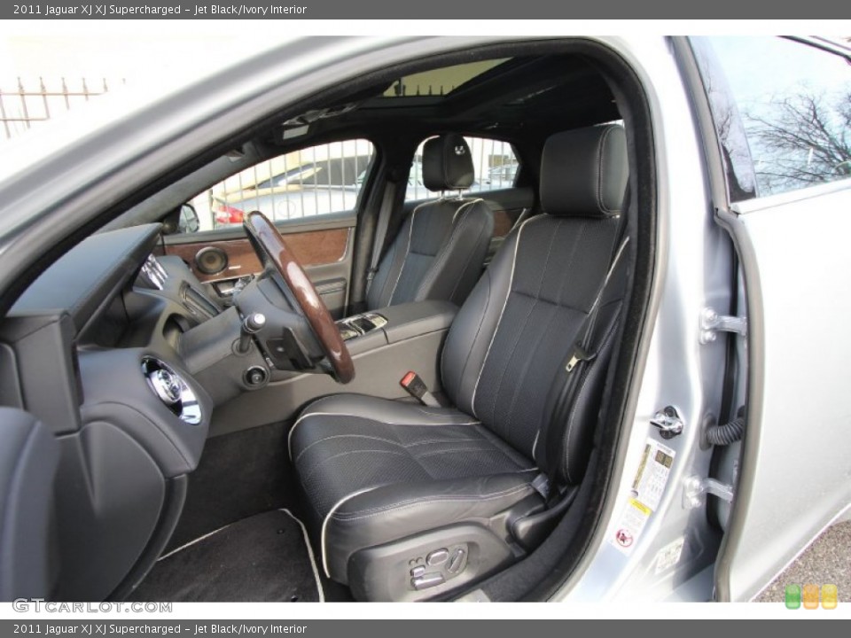 Jet Black/Ivory Interior Photo for the 2011 Jaguar XJ XJ Supercharged #61091633