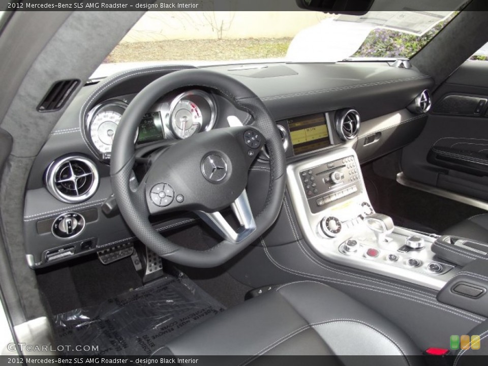 designo Black Interior Photo for the 2012 Mercedes-Benz SLS AMG Roadster #61092815