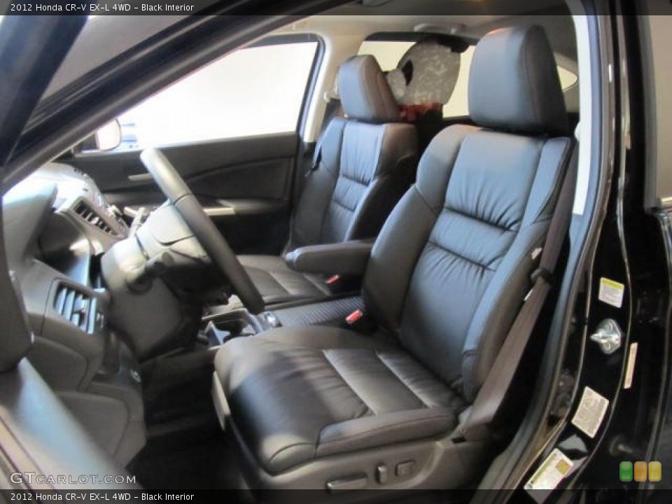 Black Interior Photo for the 2012 Honda CR-V EX-L 4WD #61093429