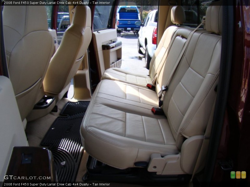Tan Interior Photo for the 2008 Ford F450 Super Duty Lariat Crew Cab 4x4 Dually #61094108