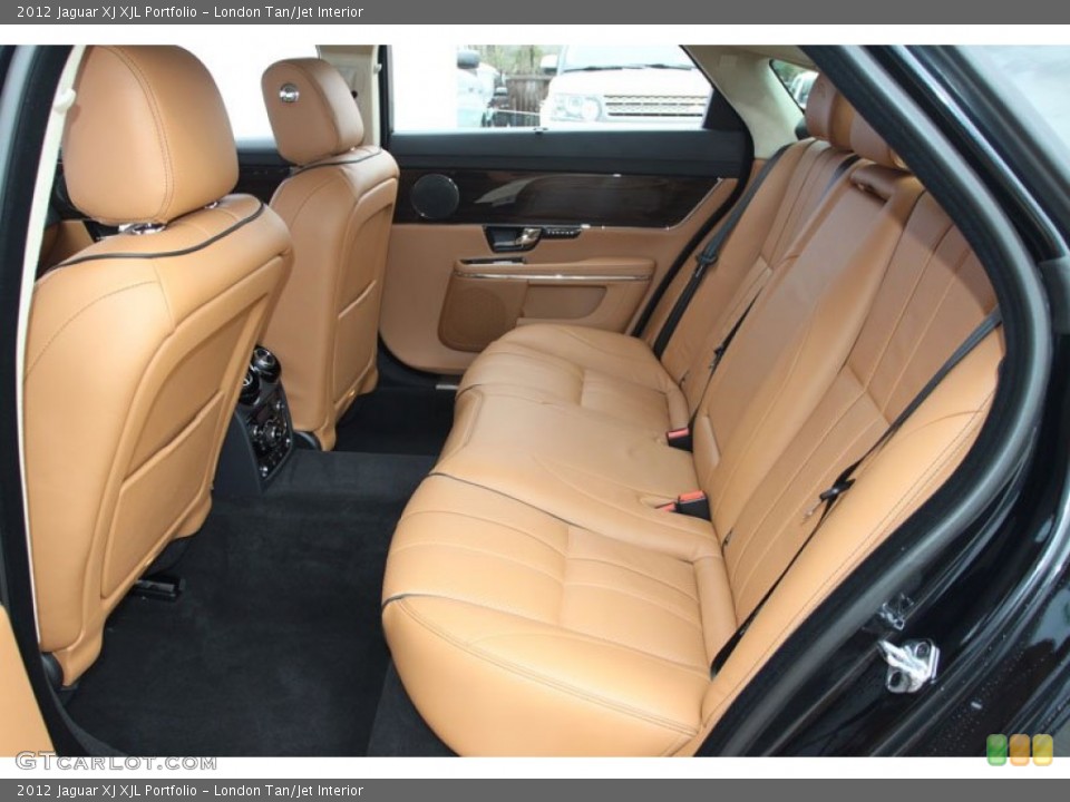 London Tan/Jet Interior Photo for the 2012 Jaguar XJ XJL Portfolio #61097195