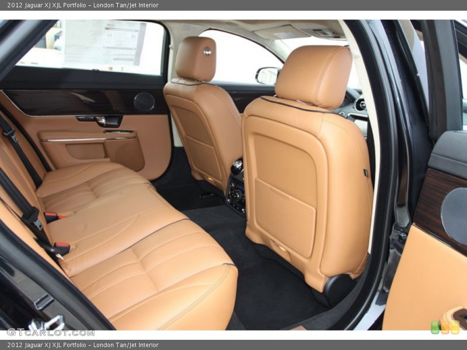 London Tan/Jet Interior Photo for the 2012 Jaguar XJ XJL Portfolio #61097321