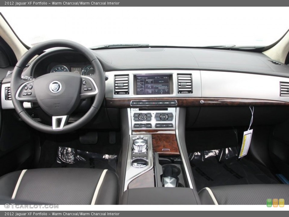 Warm Charcoal/Warm Charcoal Interior Dashboard for the 2012 Jaguar XF Portfolio #61097522