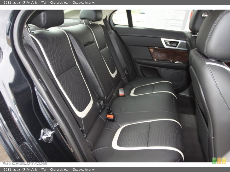 Warm Charcoal/Warm Charcoal Interior Rear Seat for the 2012 Jaguar XF Portfolio #61097556