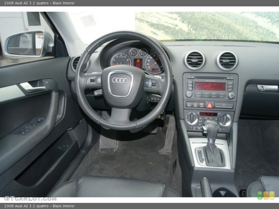 Black Interior Dashboard for the 2008 Audi A3 3.2 quattro #61099555