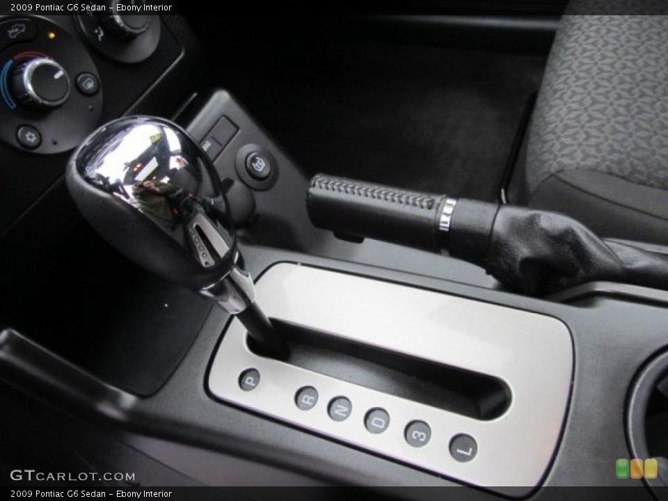 Ebony Interior Transmission for the 2009 Pontiac G6 Sedan #61101035