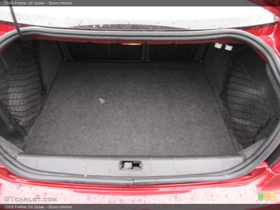 Ebony Interior Trunk for the 2009 Pontiac G6 Sedan #61101095