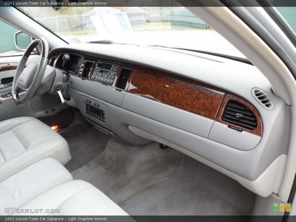 Light Graphite Interior Dashboard for the 2001 Lincoln Town Car Signature #61101647