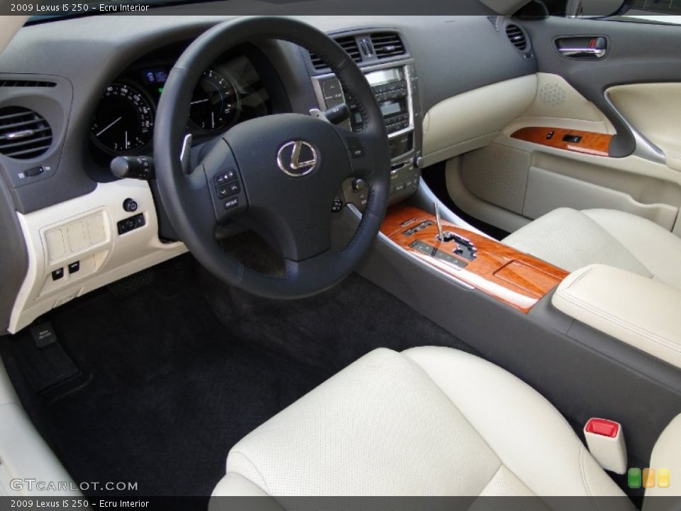 Ecru Interior Photo for the 2009 Lexus IS 250 #61102067