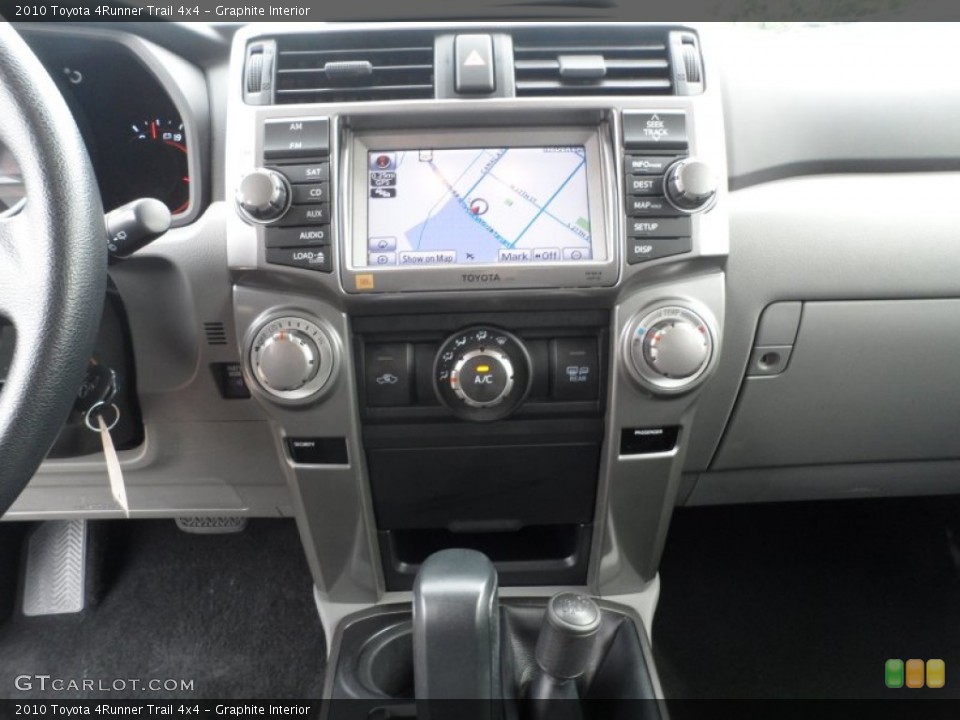 Graphite Interior Navigation for the 2010 Toyota 4Runner Trail 4x4 #61102111