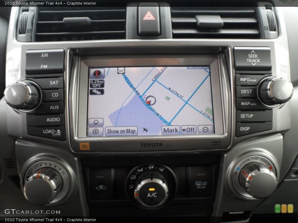 Graphite Interior Navigation for the 2010 Toyota 4Runner Trail 4x4 #61102127