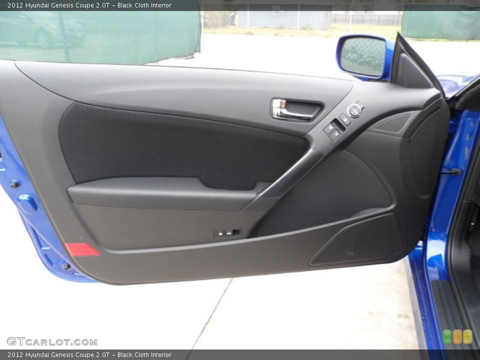 Black Cloth Interior Door Panel for the 2012 Hyundai Genesis Coupe 2.0T #61102709