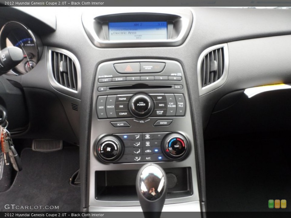 Black Cloth Interior Controls for the 2012 Hyundai Genesis Coupe 2.0T #61102750