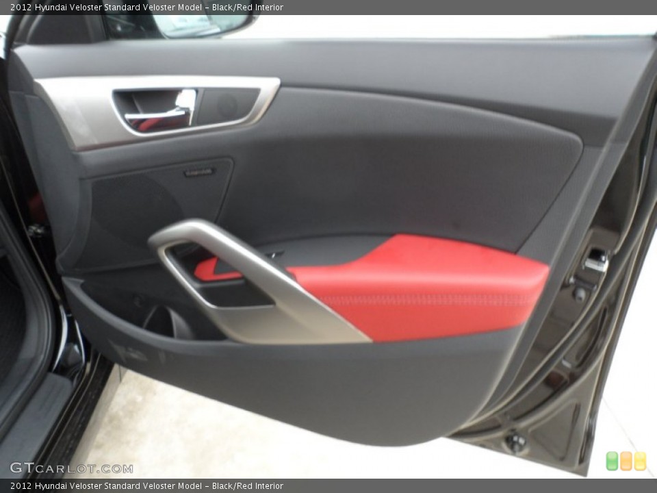 Black/Red Interior Door Panel for the 2012 Hyundai Veloster  #61102967