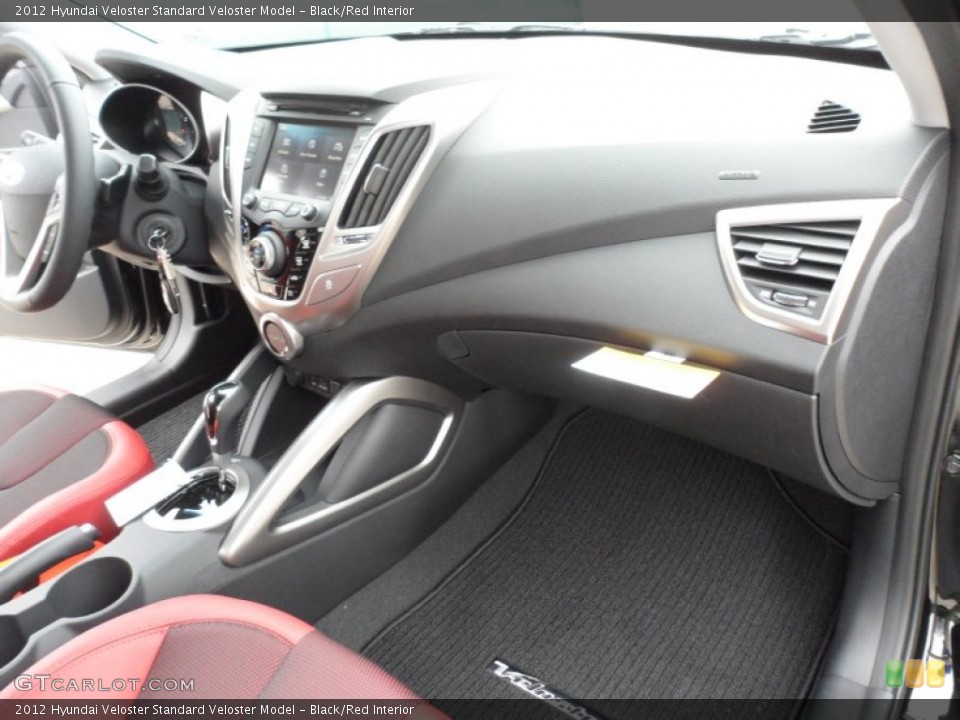 Black/Red Interior Dashboard for the 2012 Hyundai Veloster  #61102976