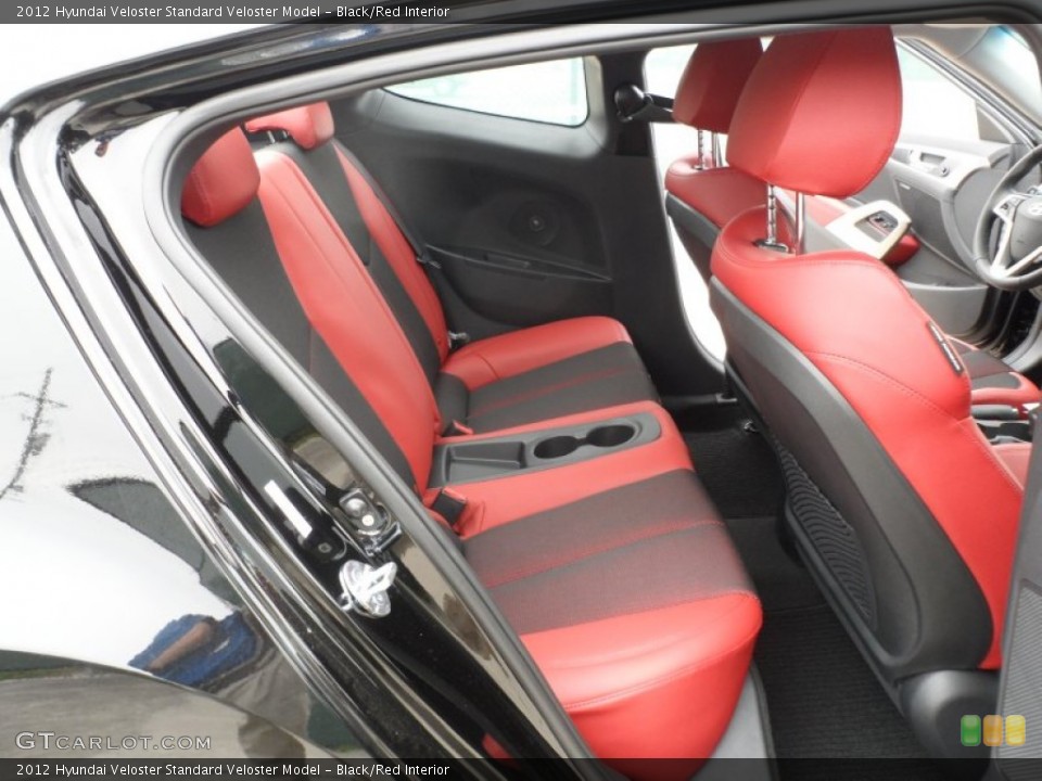 Black/Red Interior Rear Seat for the 2012 Hyundai Veloster  #61103000