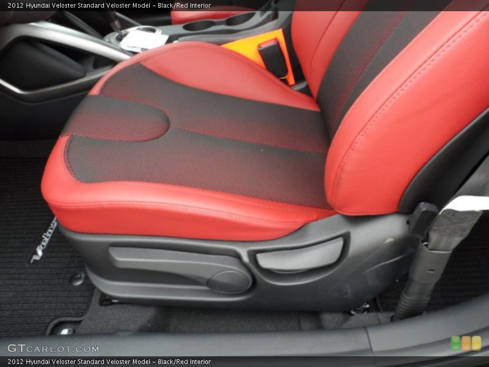Black/Red Interior Photo for the 2012 Hyundai Veloster  #61103051