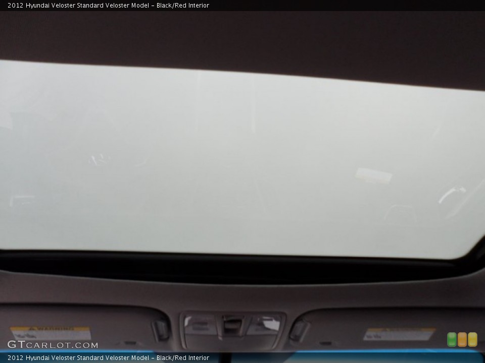 Black/Red Interior Sunroof for the 2012 Hyundai Veloster  #61103060