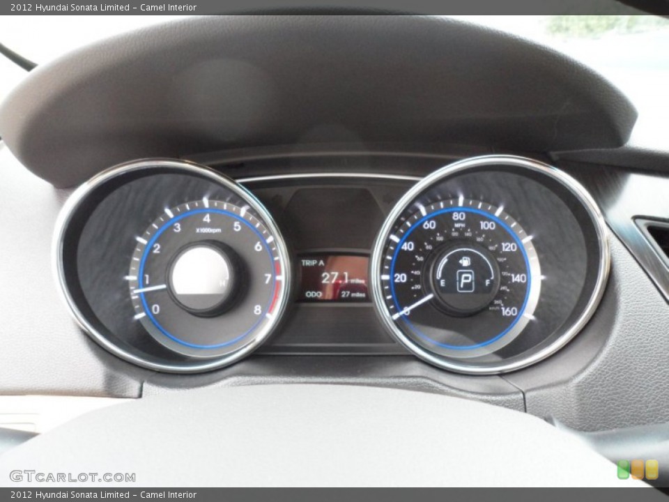 Camel Interior Gauges for the 2012 Hyundai Sonata Limited #61103782