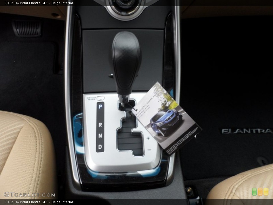 Beige Interior Transmission for the 2012 Hyundai Elantra GLS #61104072