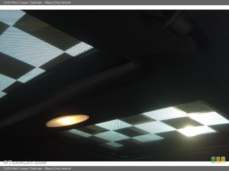 Black/Grey Interior Sunroof for the 2009 Mini Cooper Clubman #61107403