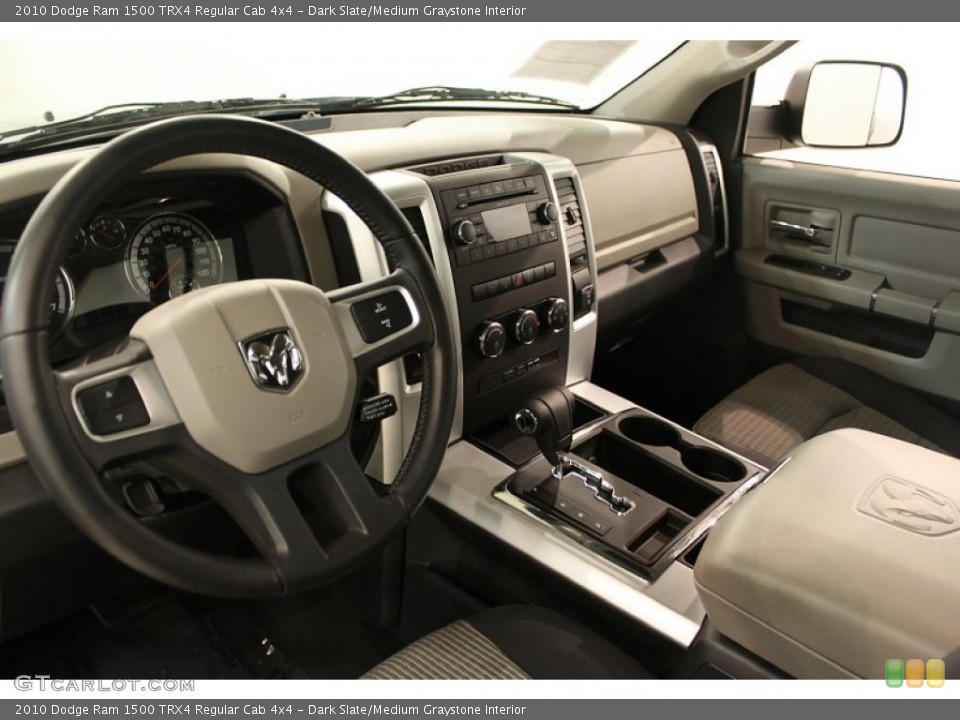 Dark Slate/Medium Graystone Interior Dashboard for the 2010 Dodge Ram 1500 TRX4 Regular Cab 4x4 #61108303