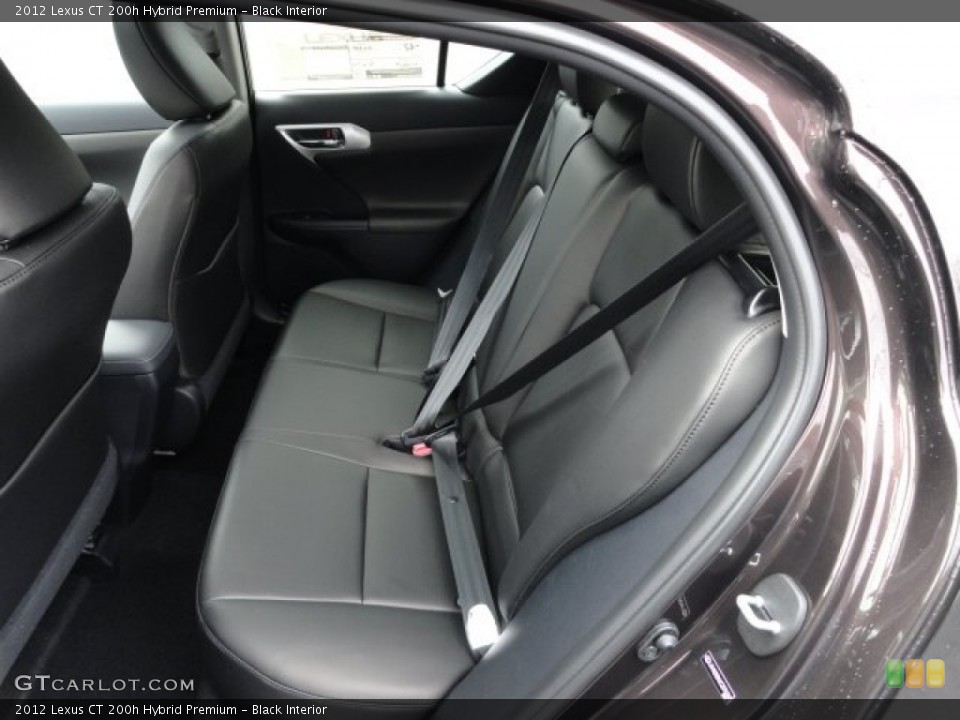 Black Interior Photo for the 2012 Lexus CT 200h Hybrid Premium #61108798