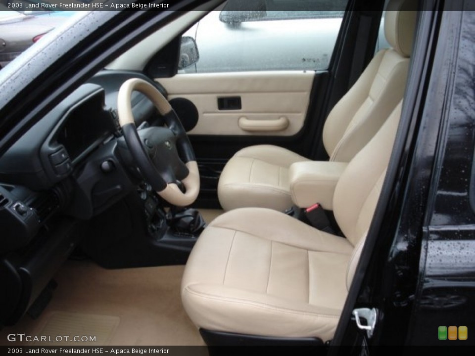 Alpaca Beige 2003 Land Rover Freelander Interiors