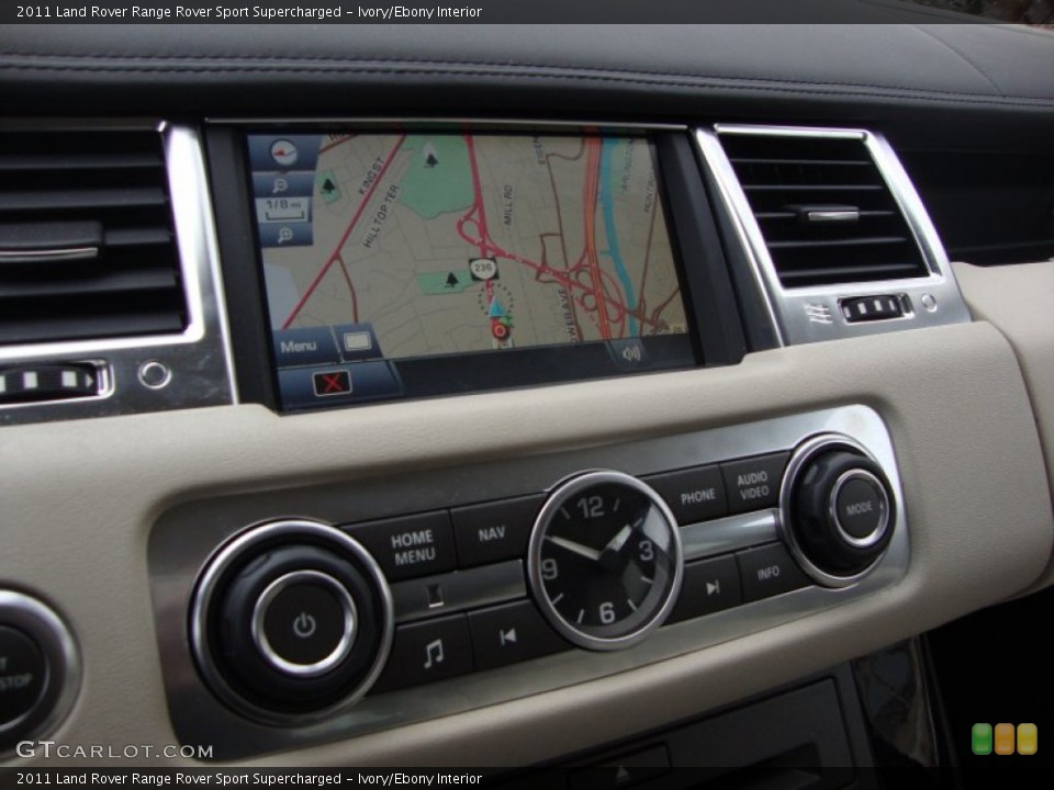 Ivory/Ebony Interior Navigation for the 2011 Land Rover Range Rover Sport Supercharged #61110884