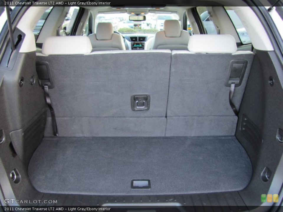 Light Gray/Ebony Interior Trunk for the 2011 Chevrolet Traverse LTZ AWD #61111813