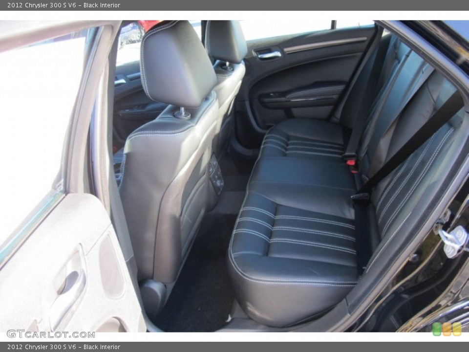 Black Interior Rear Seat for the 2012 Chrysler 300 S V6 #61114310