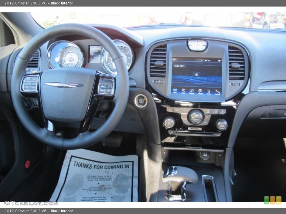 Black Interior Dashboard for the 2012 Chrysler 300 S V6 #61114340