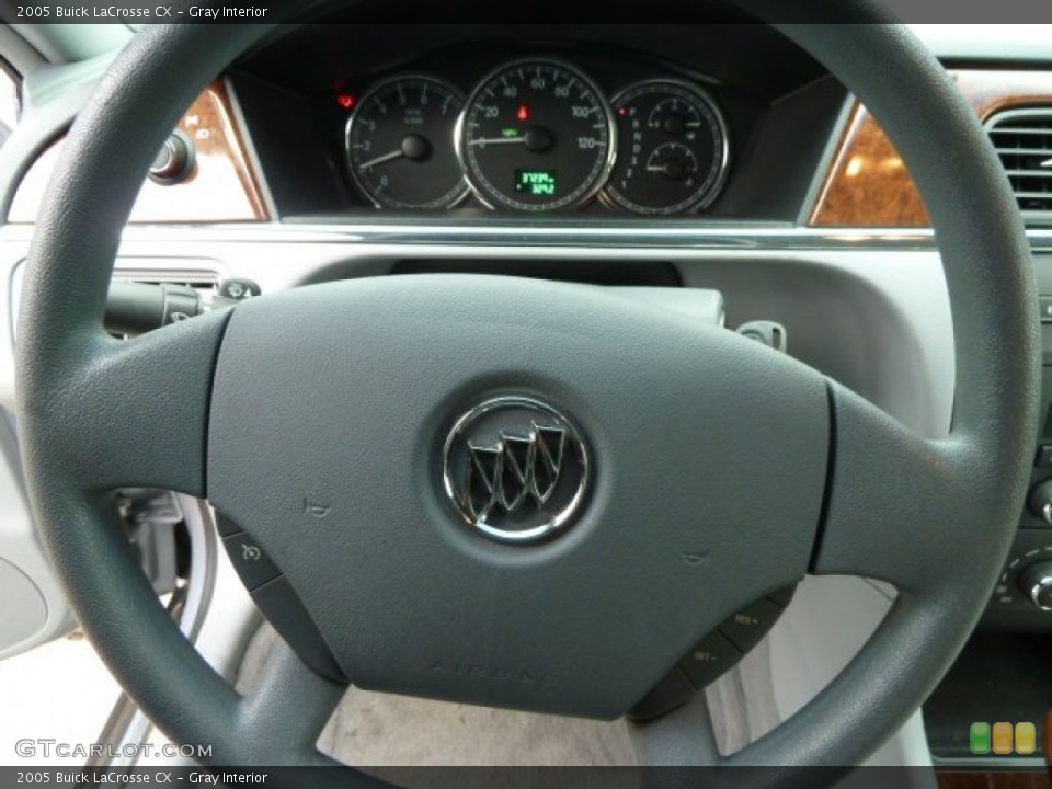 Gray Interior Steering Wheel for the 2005 Buick LaCrosse CX #61115514