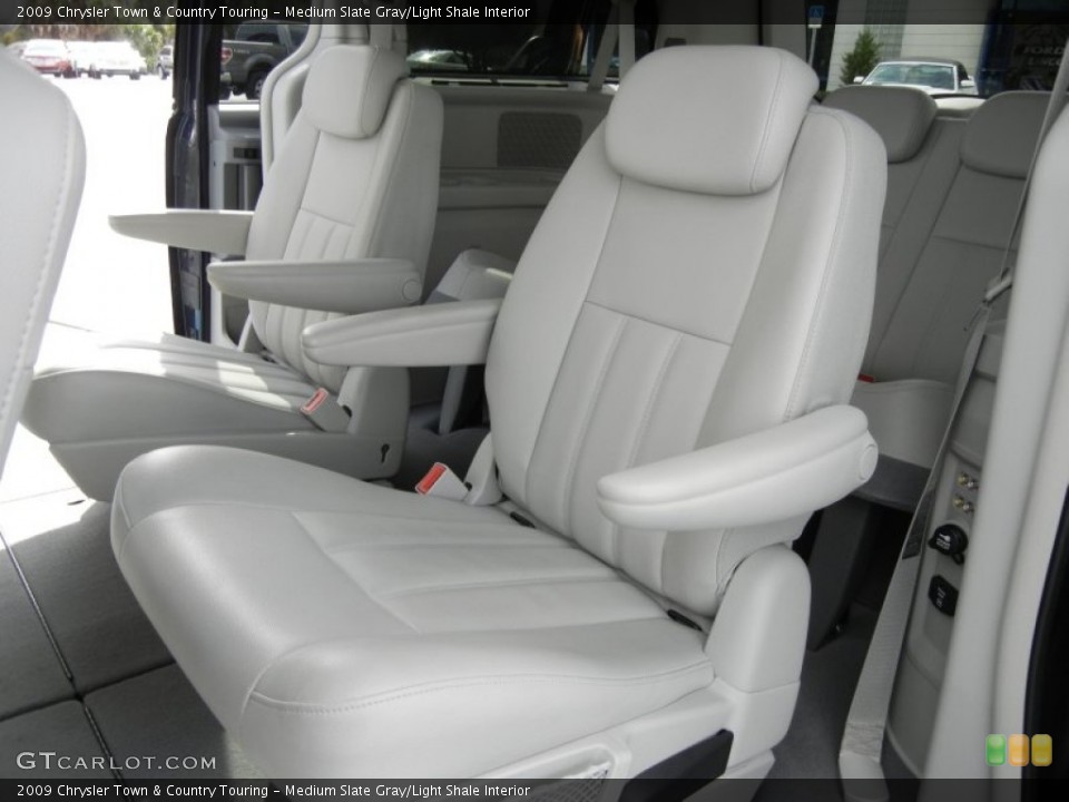 Medium Slate Gray/Light Shale Interior Rear Seat for the 2009 Chrysler Town & Country Touring #61119704