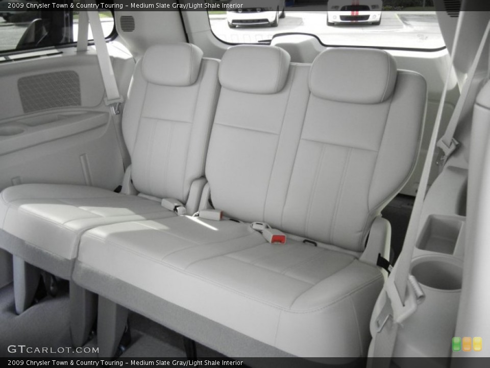 Medium Slate Gray/Light Shale Interior Rear Seat for the 2009 Chrysler Town & Country Touring #61119713