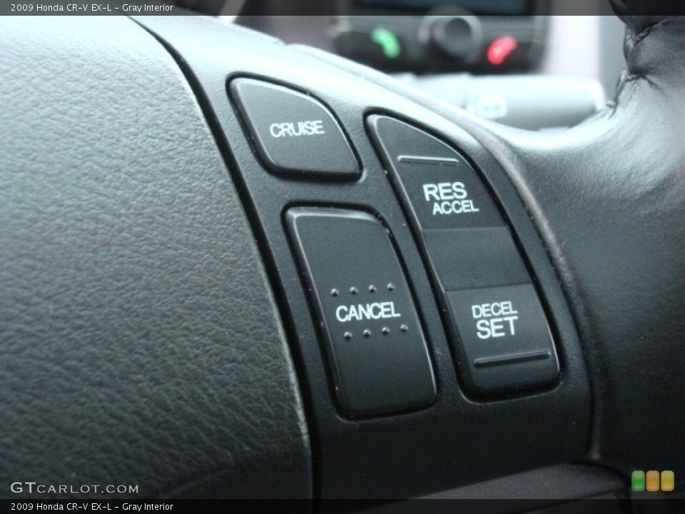Gray Interior Controls for the 2009 Honda CR-V EX-L #61120061