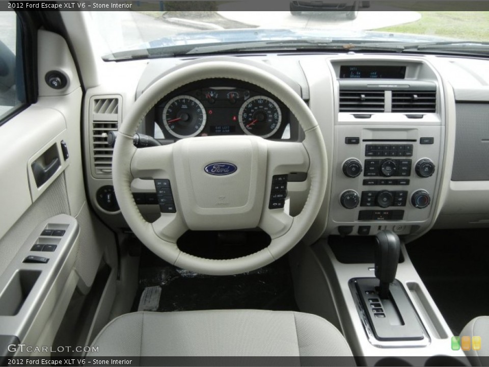 Stone Interior Dashboard for the 2012 Ford Escape XLT V6 #61120532
