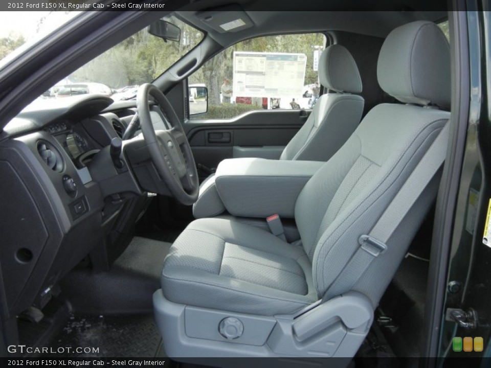 Steel Gray Interior Photo for the 2012 Ford F150 XL Regular Cab #61120630