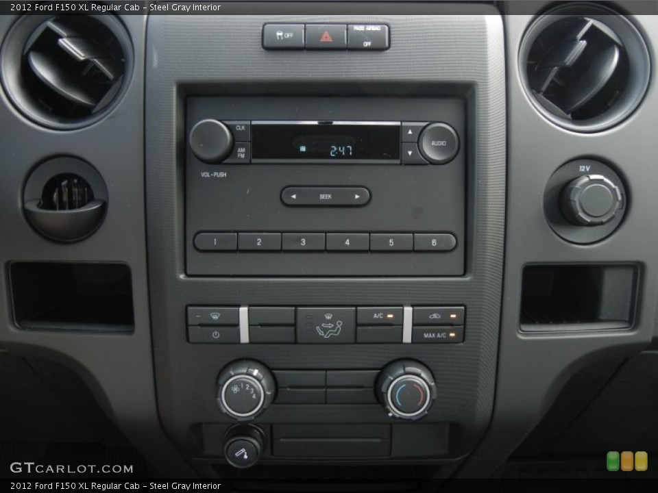 Steel Gray Interior Audio System for the 2012 Ford F150 XL Regular Cab #61120658