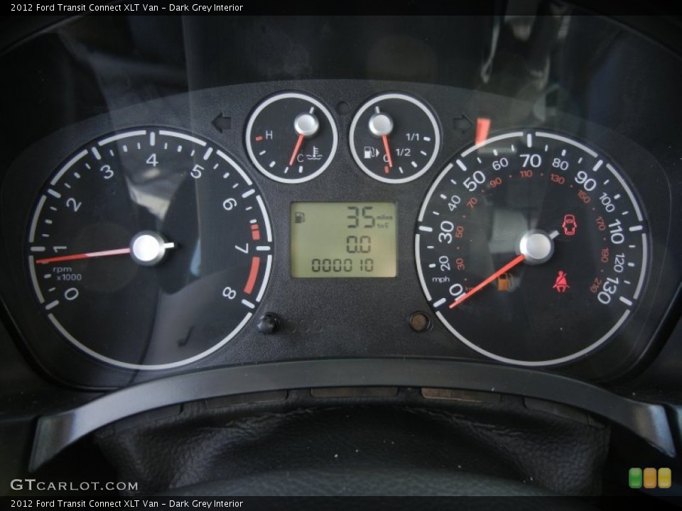 Dark Grey Interior Gauges for the 2012 Ford Transit Connect XLT Van #61120978