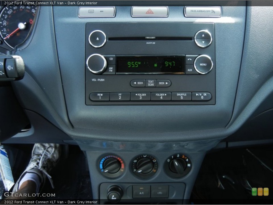 Dark Grey Interior Controls for the 2012 Ford Transit Connect XLT Van #61120988