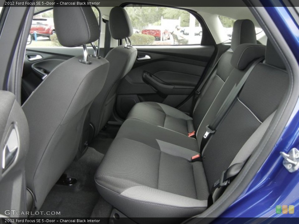 Charcoal Black Interior Rear Seat for the 2012 Ford Focus SE 5-Door #61121435