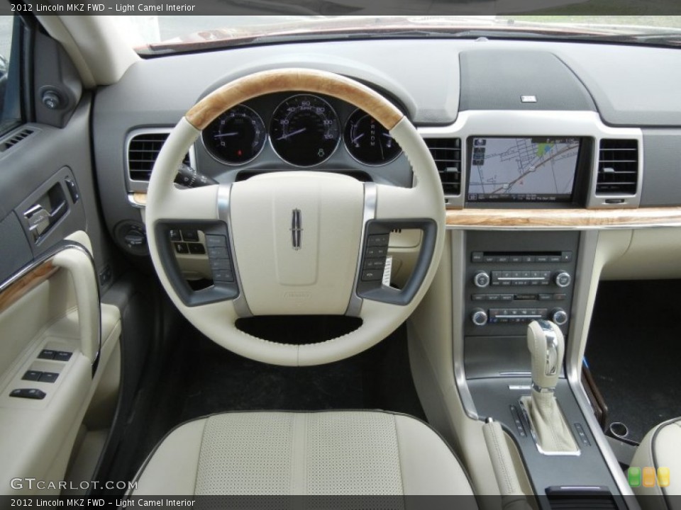 Light Camel Interior Dashboard for the 2012 Lincoln MKZ FWD #61121559