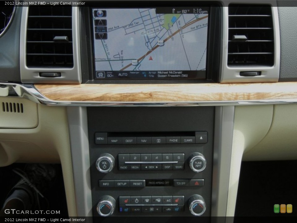 Light Camel Interior Navigation for the 2012 Lincoln MKZ FWD #61121578
