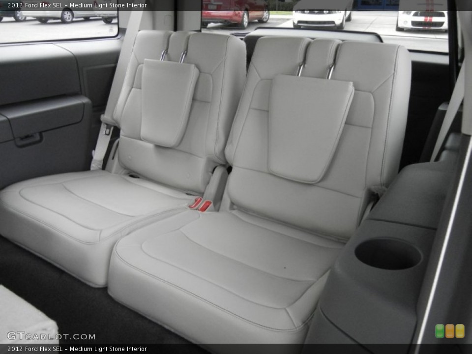 Medium Light Stone Interior Rear Seat for the 2012 Ford Flex SEL #61121669